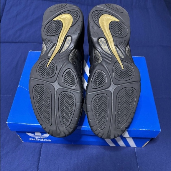 Nike Air Foamposite Pro Black Metallic Gold 2018 Size 8.5
